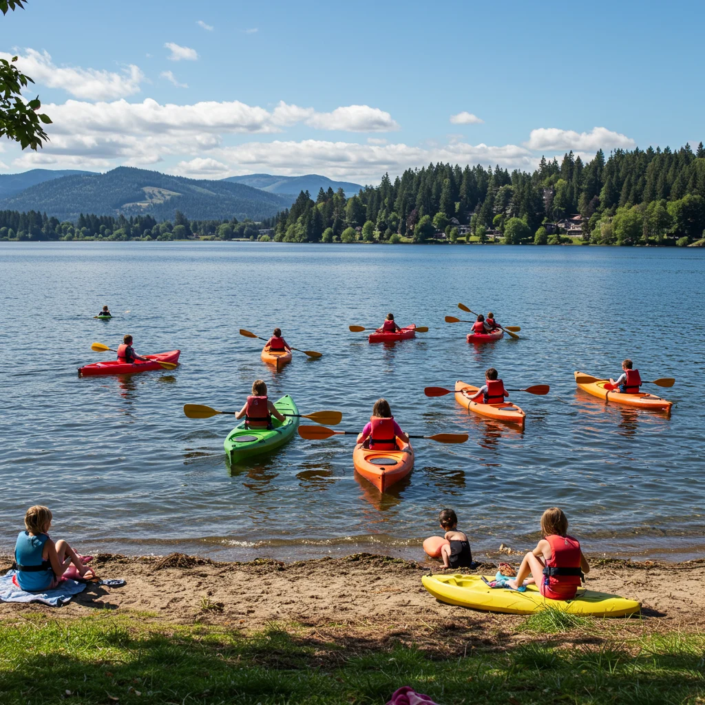 Is Lake Leamon Family-Friendly for Paddling?