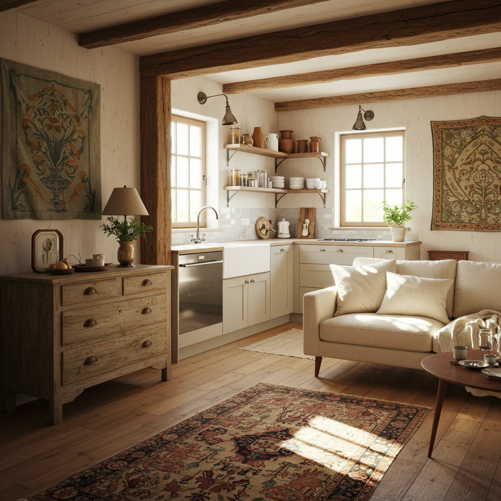 Modern Touches in Rustic Farmhouse Apartments
