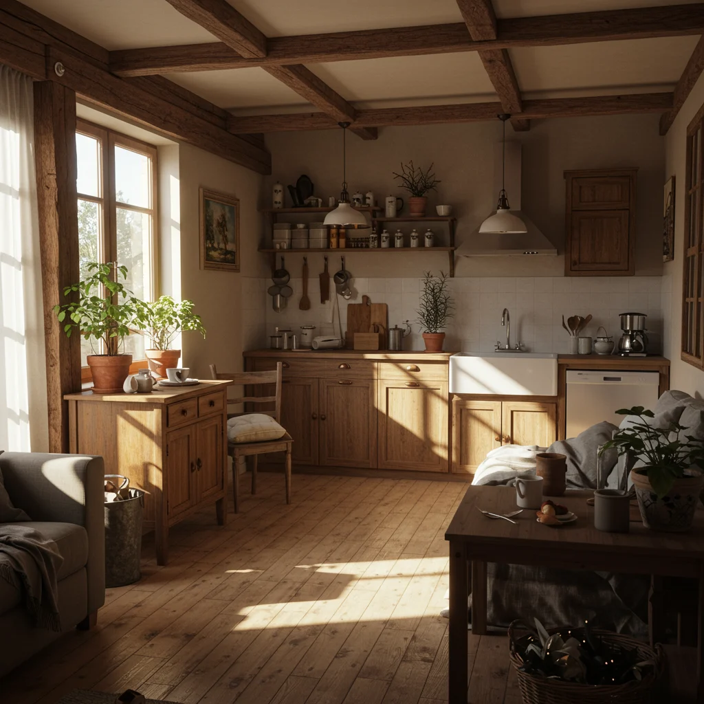 Room-by-Room Guide to Rustic Modern Farmhouse Apartment Design