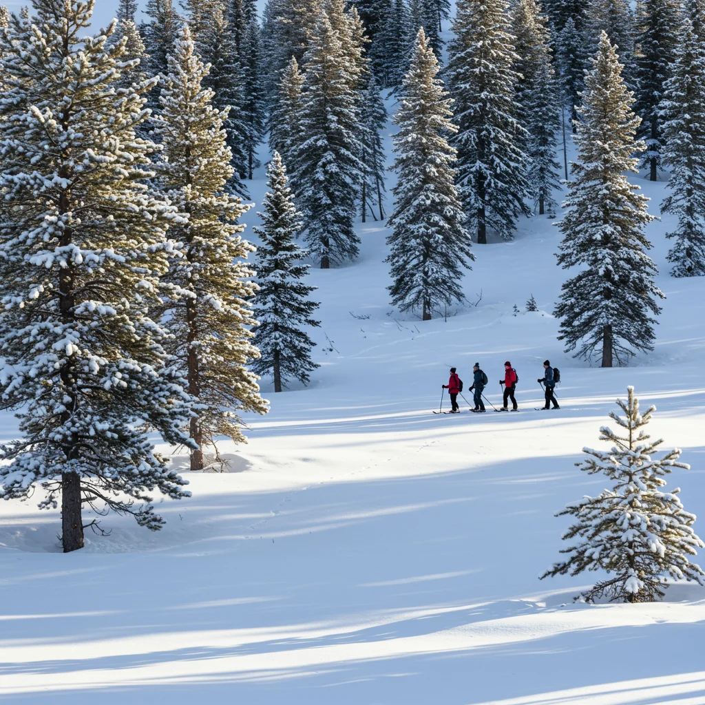 Snowshoeing at Chickadee Ridge