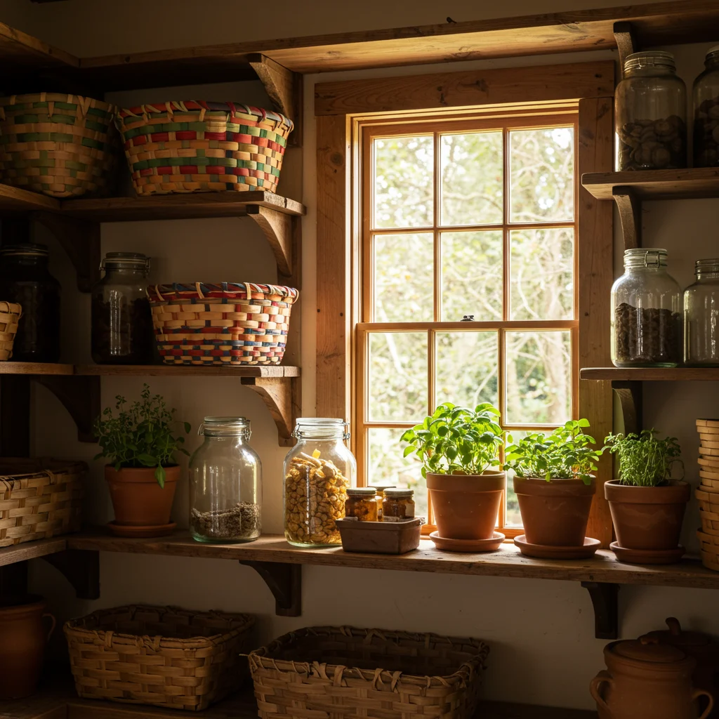 Storage Solutions with Farmhouse Flair