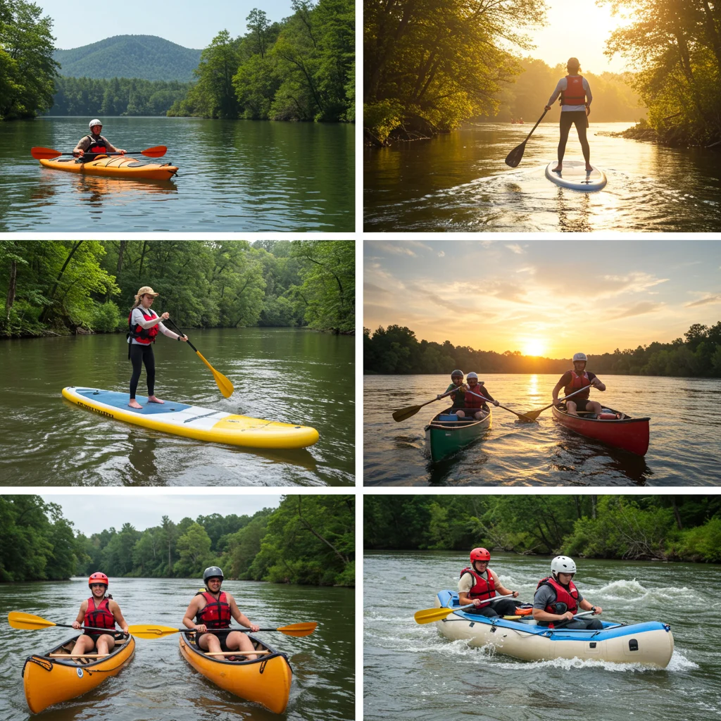 Types of Paddling Activities Available