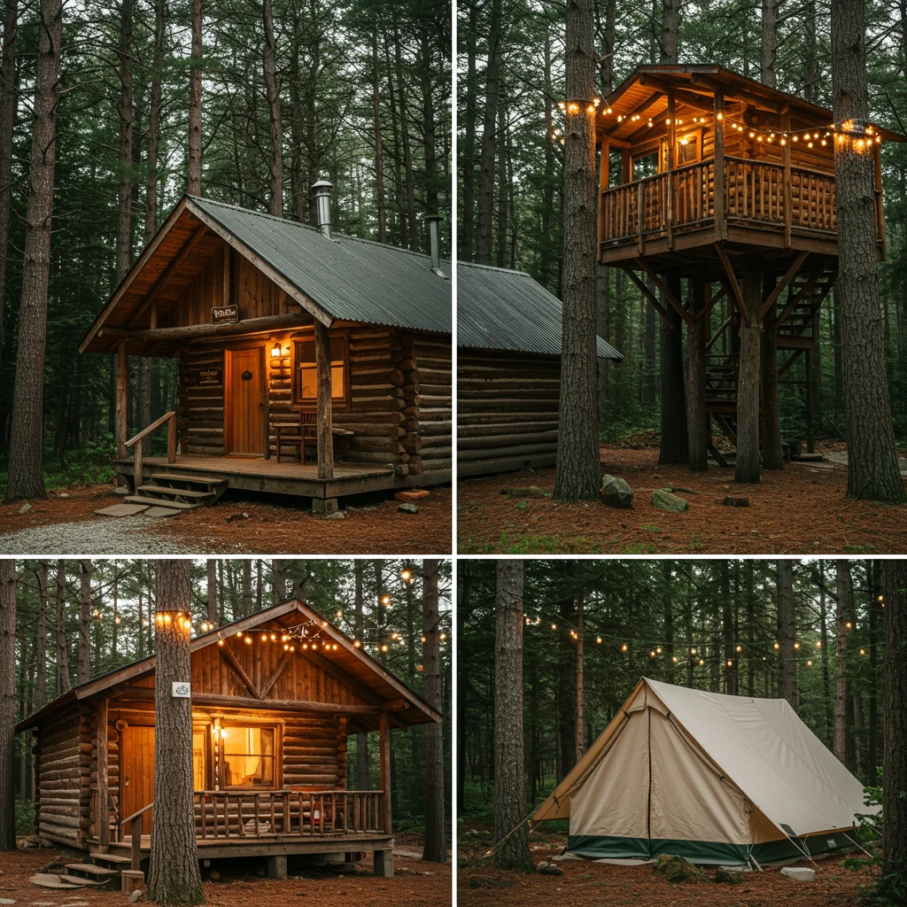 What Are the Accommodation Options at Badger Den?