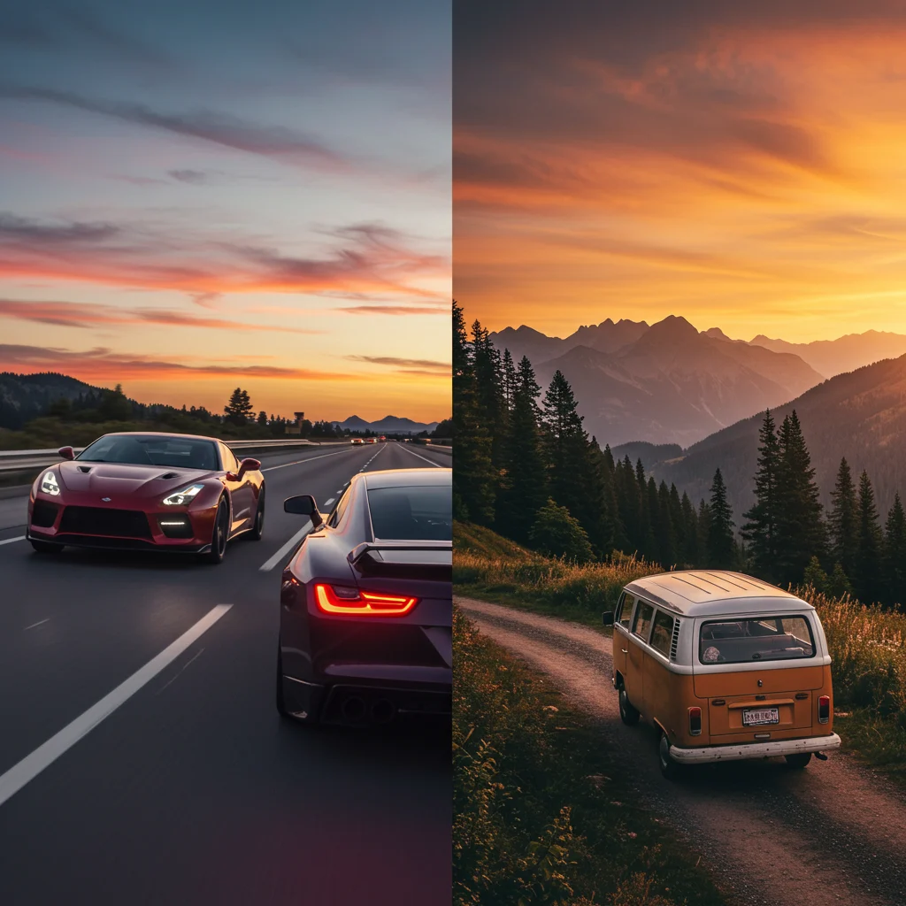 Alternate Routes: Fastest vs. Most Scenic