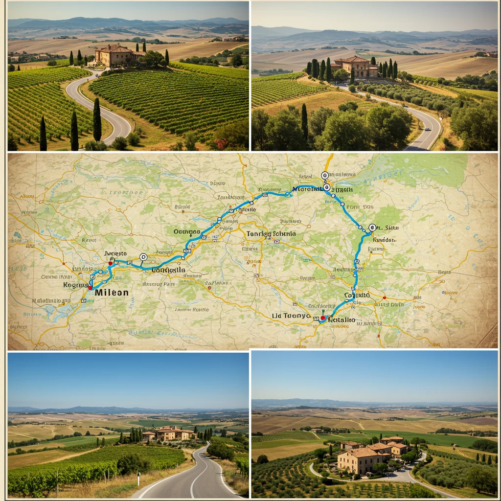 How to Choose the Perfect Route from Milan to Tuscany