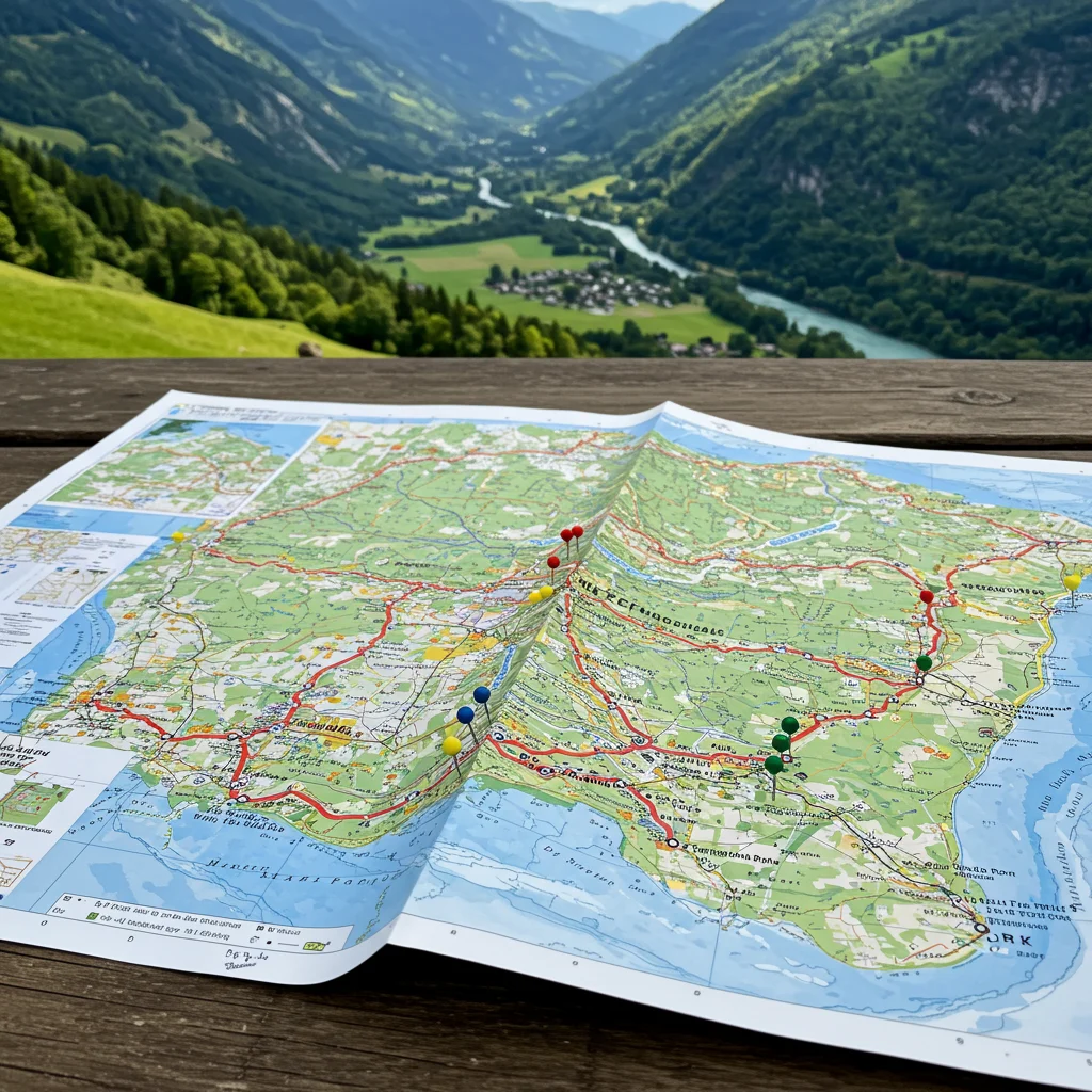 Map Overview: Key Stops and Scenic Routes