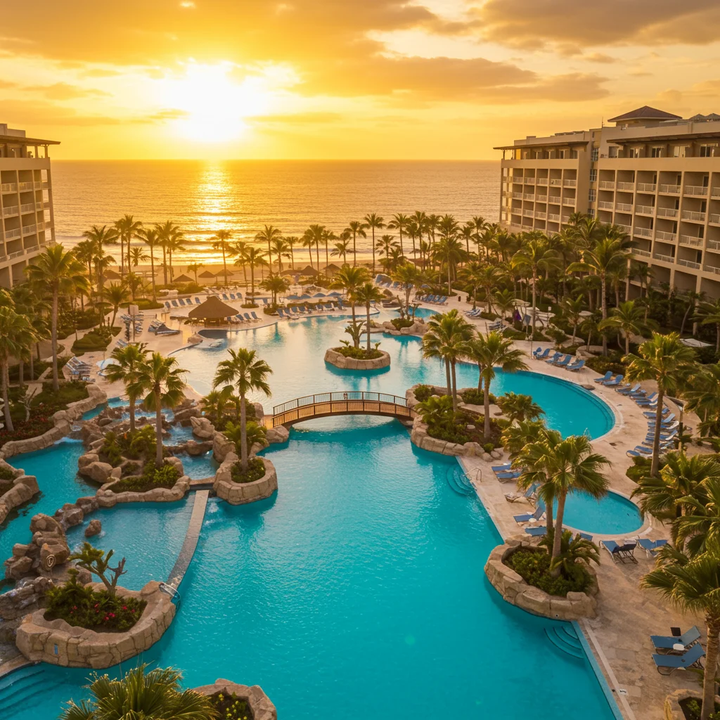 Pools and Water Features at Summit Beach Resort
