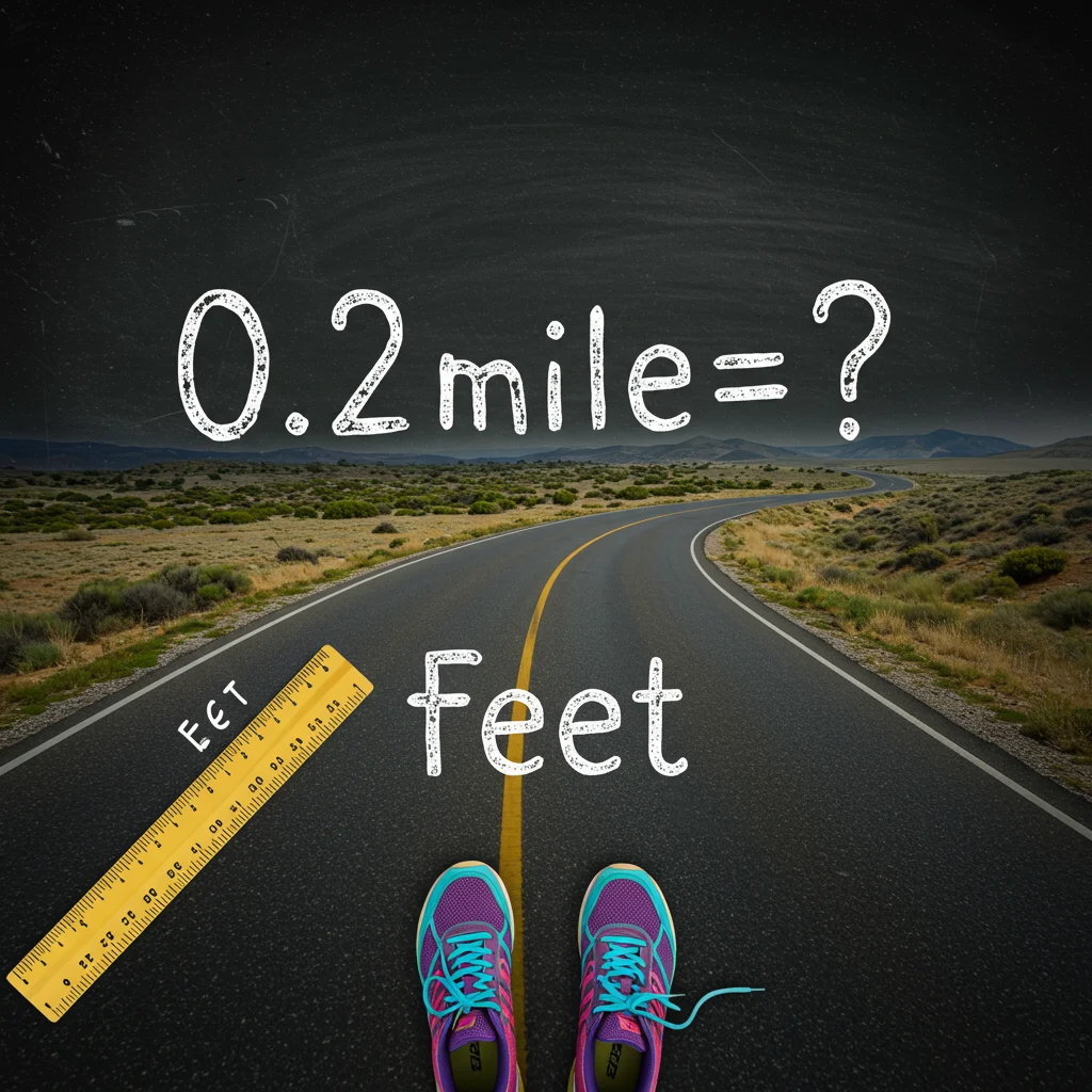 The Exact Conversion: How Many Feet Are in 0.2 Miles?