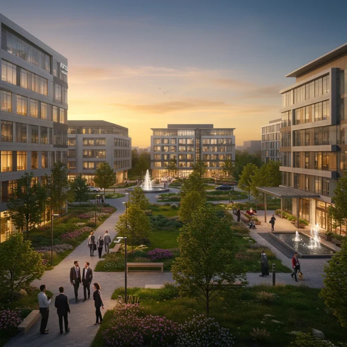 Executive Drive: Office Parks & Hotels